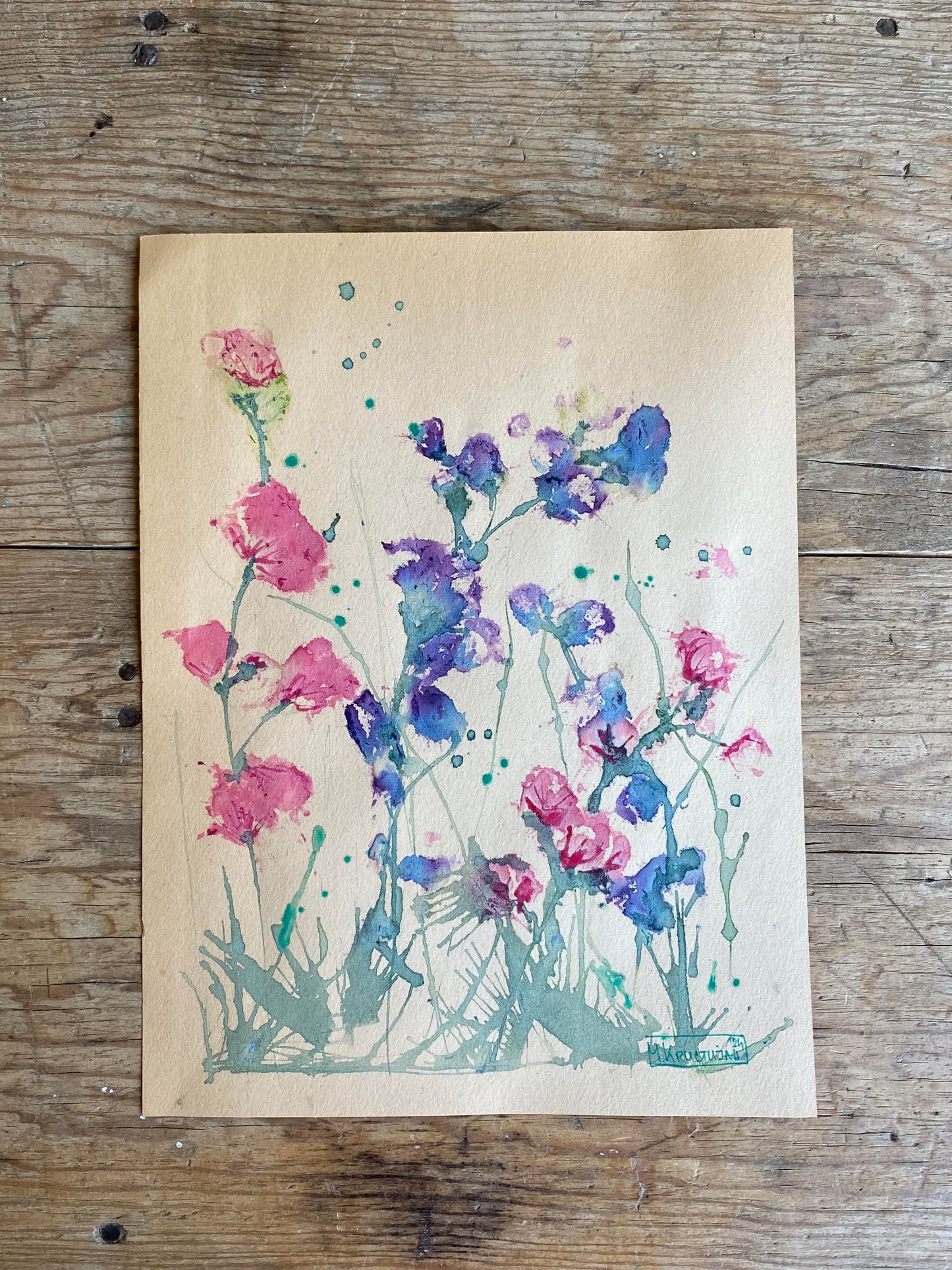 Dancing Flowers | print