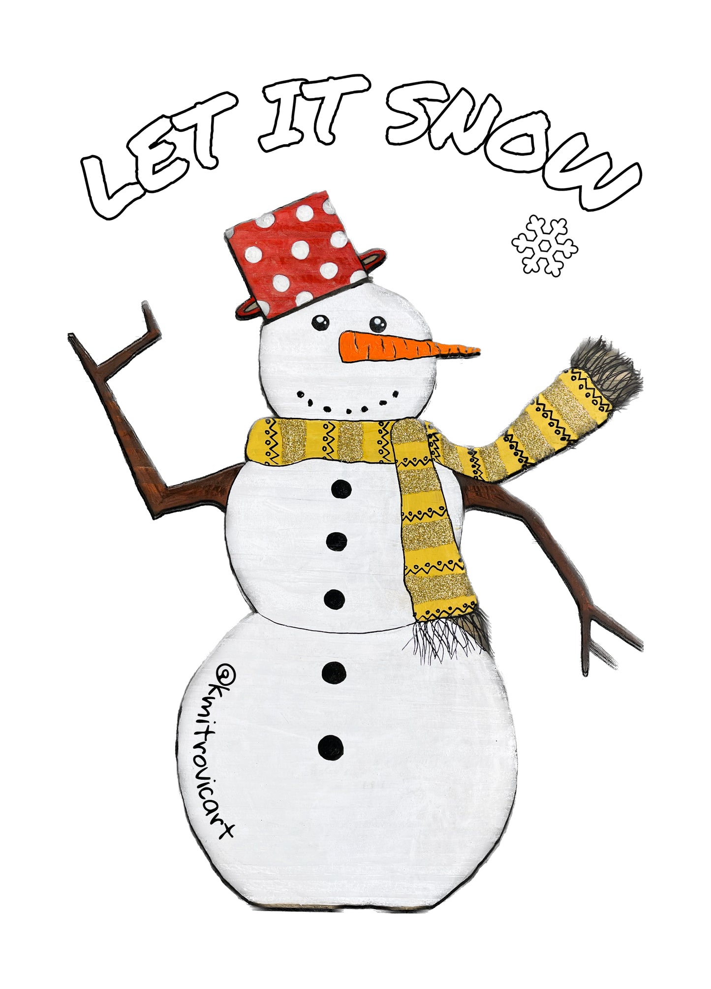 Snowman | print