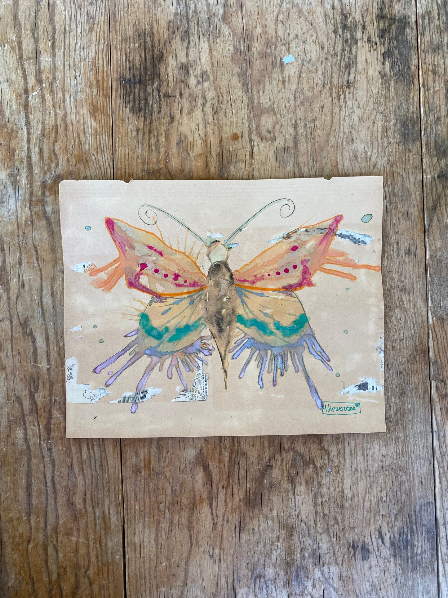 Rainbow Butterfly | print