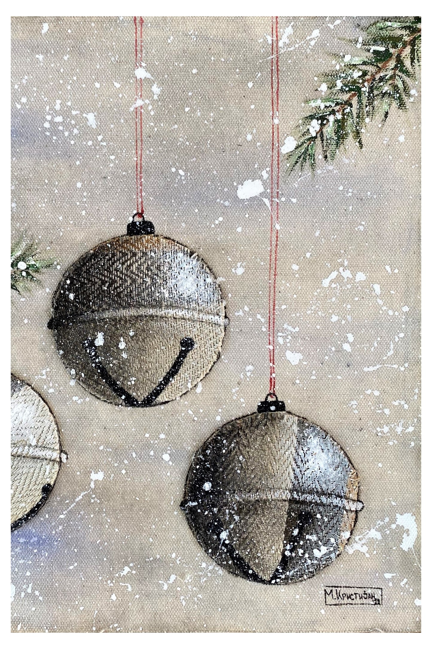 3 Christmas Bells | cards