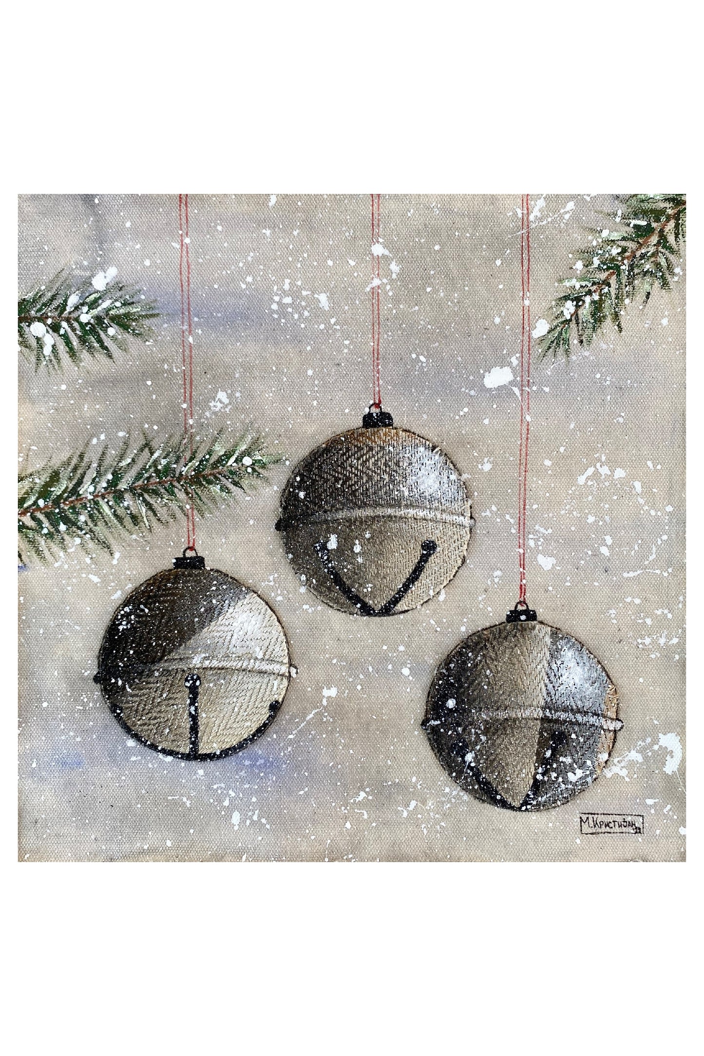3 Christmas Bells | cards