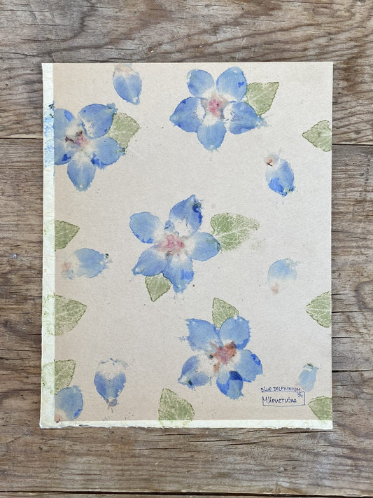 Blue Delphiniums 2
