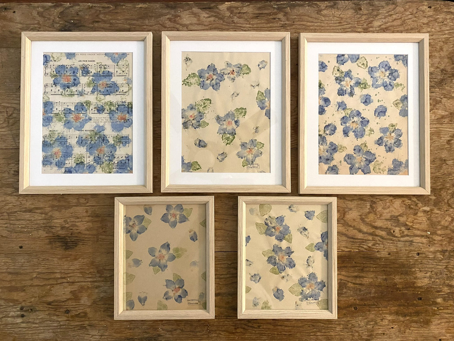 Blue Delphiniums 2