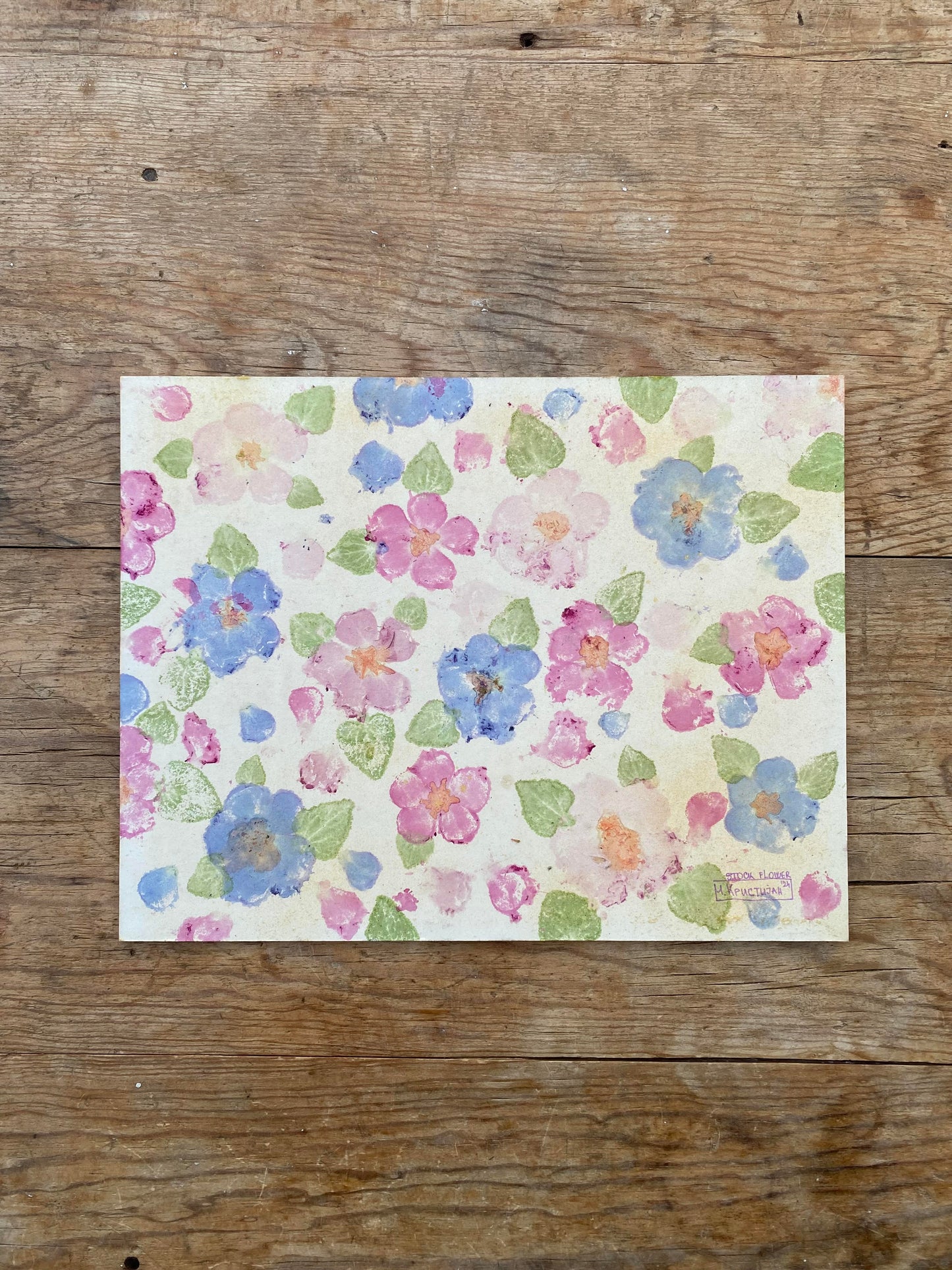 Blues and Pinks | print