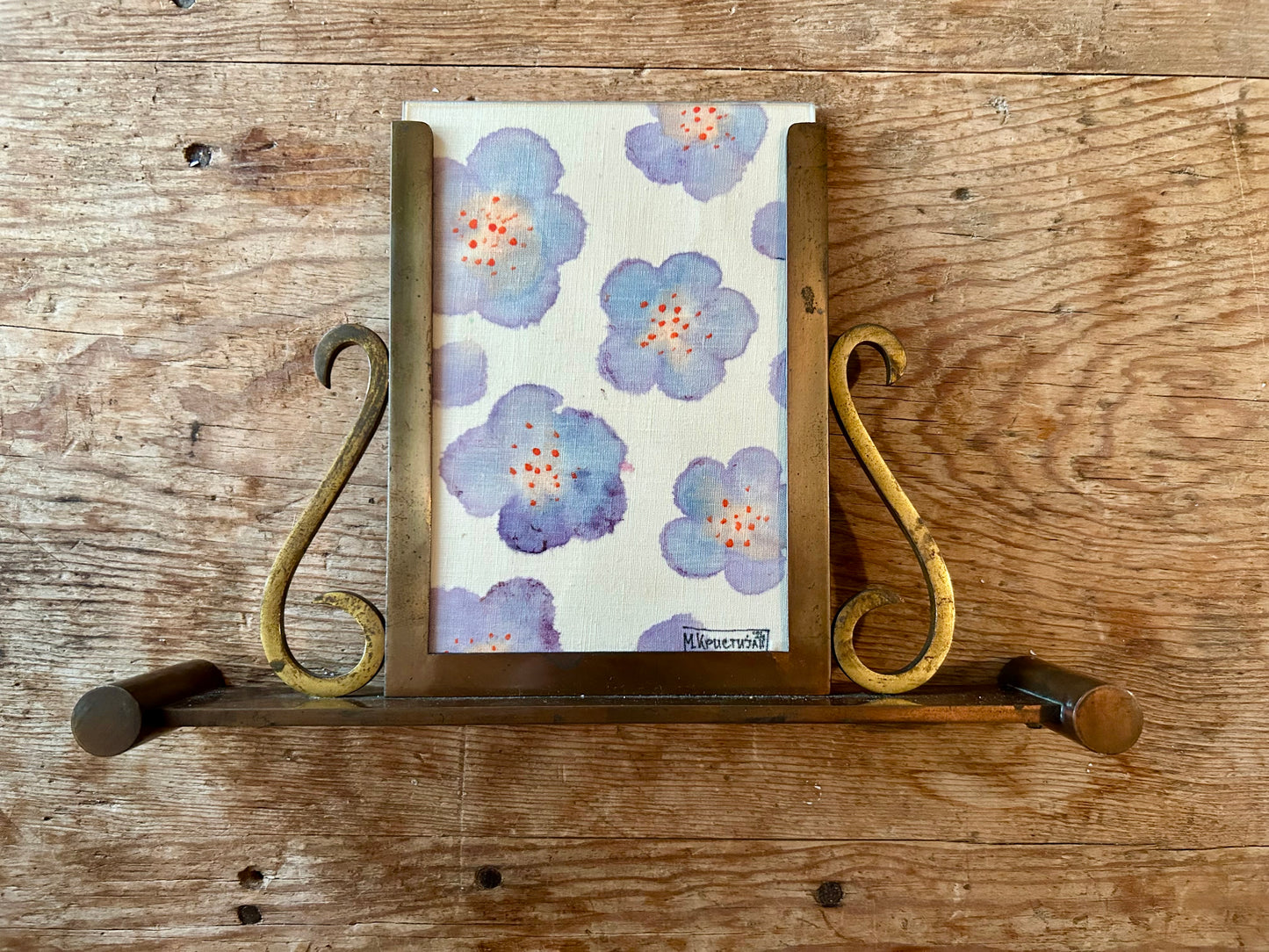 Brass Frame Florals