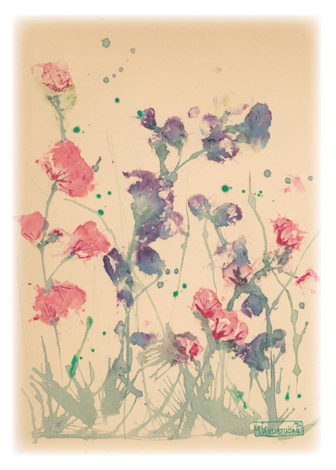 Dancing Flowers | card