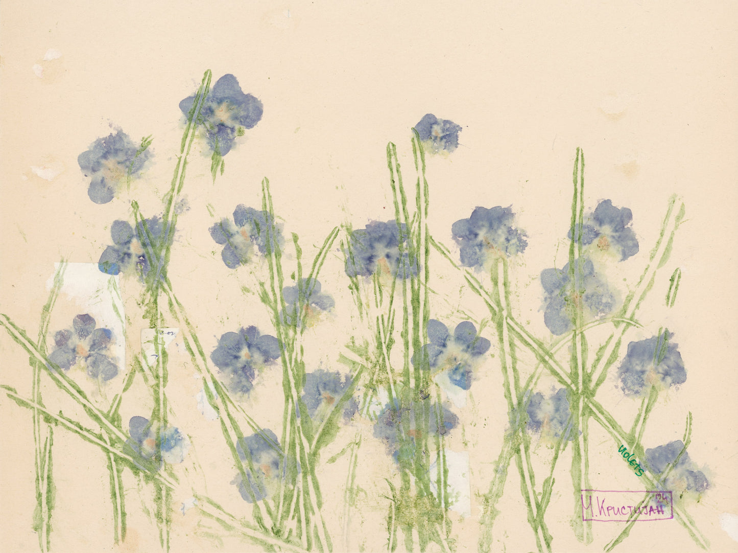 Field of Violets | print