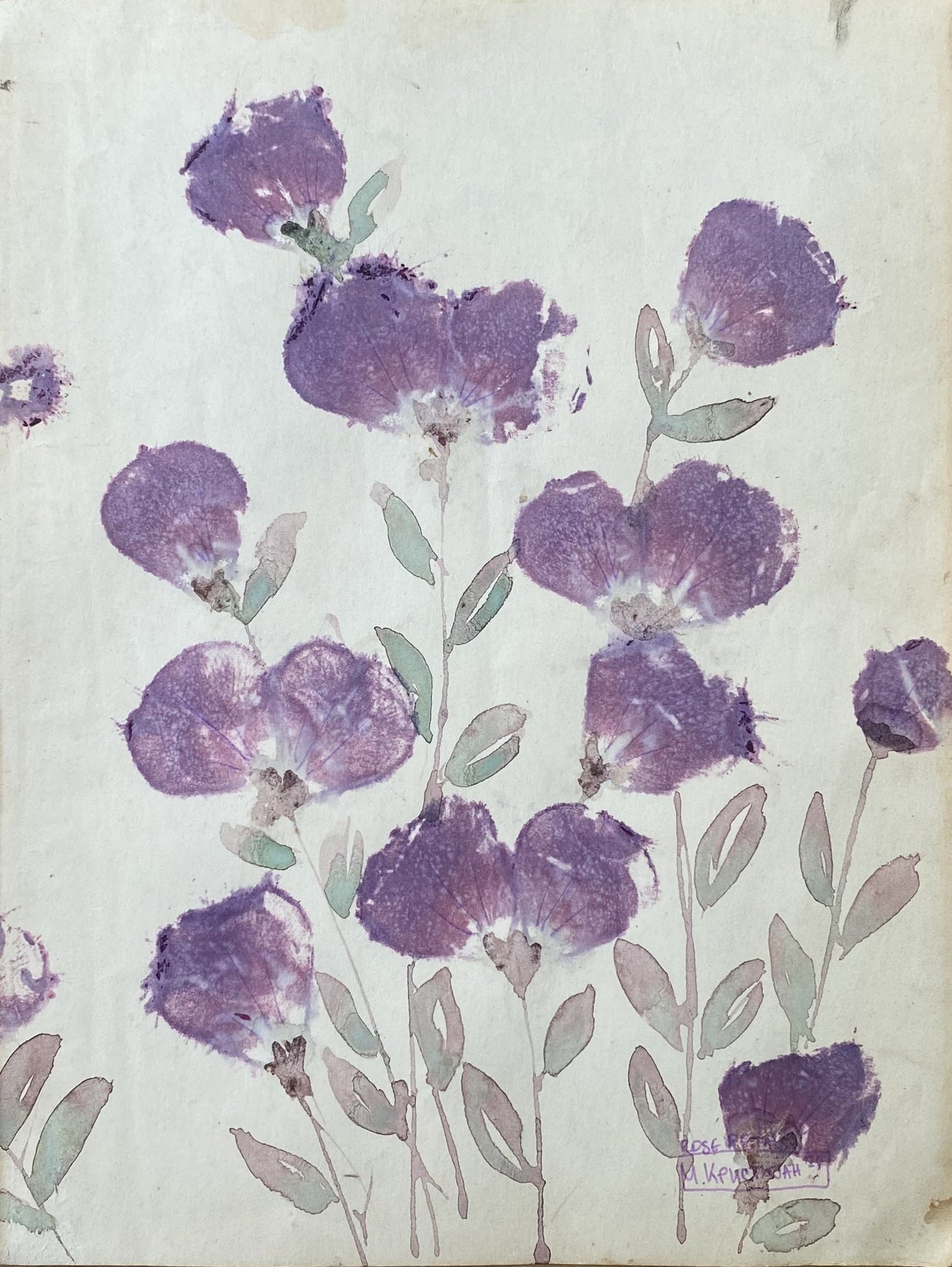 Purple Gathering | print