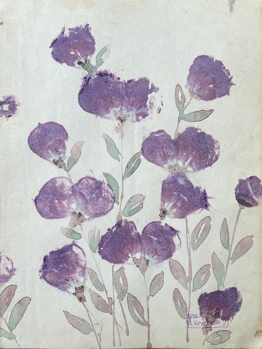 Purple Gathering | print