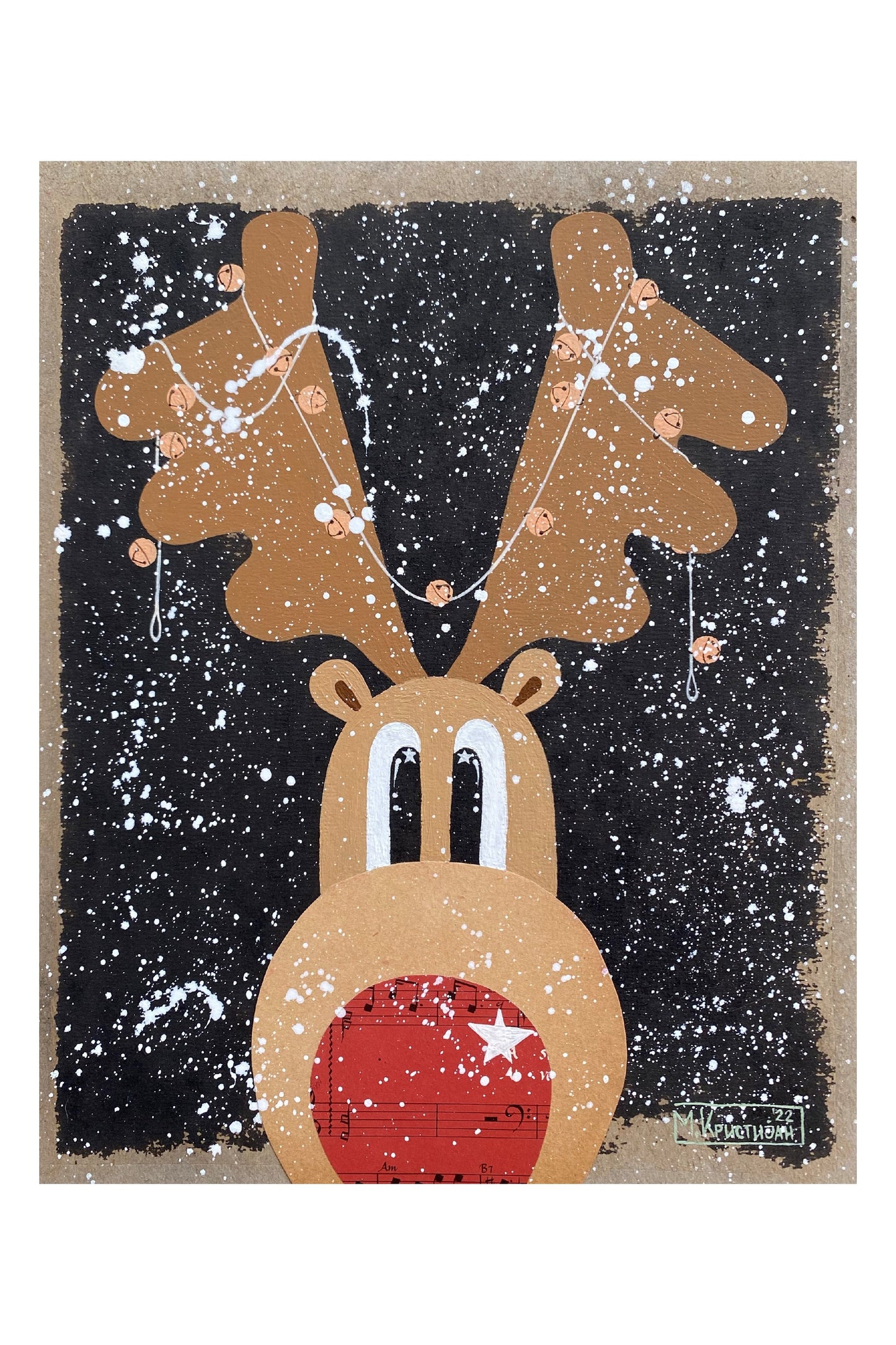 Rudolph Jingle Bells | card