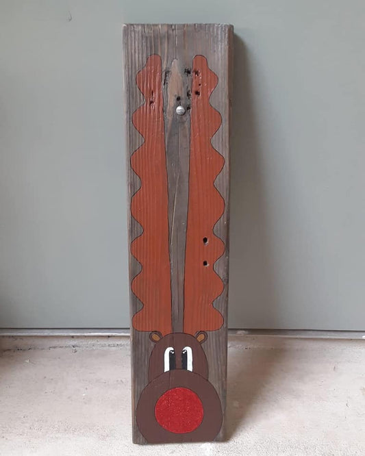 Rudolph Wood Decor