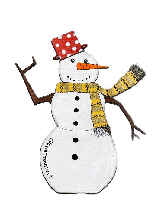 Snowman | print