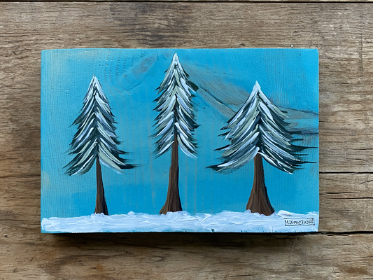 Three Fir Trees | wood