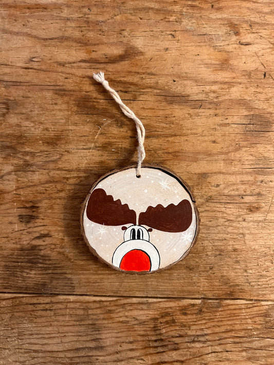 White Rudy Ornament