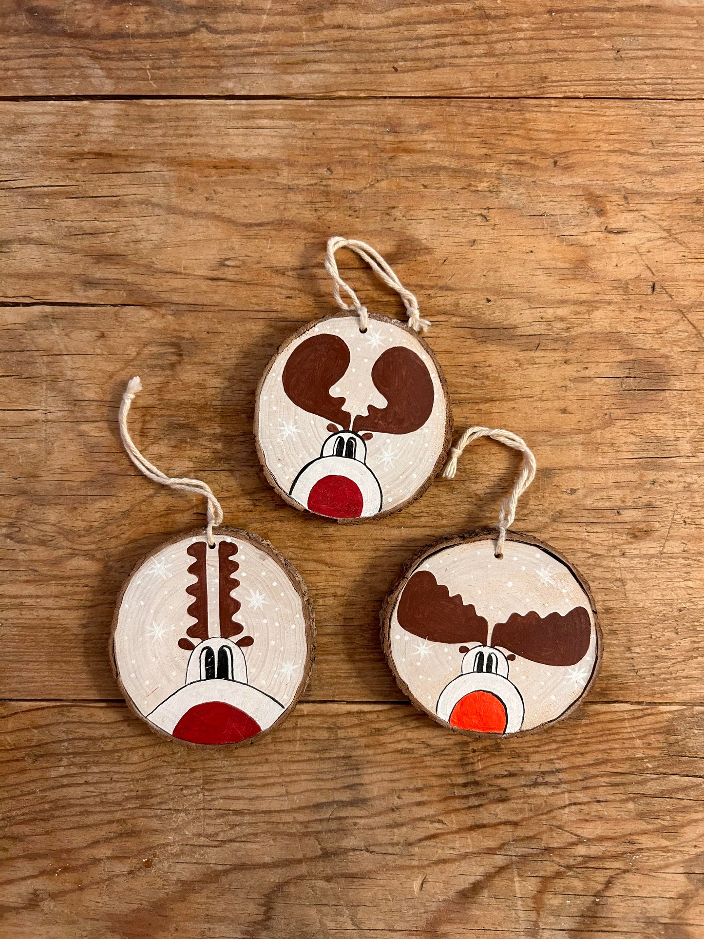 White Rudy Ornament